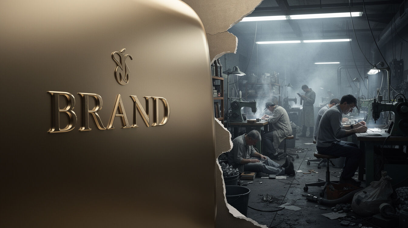 luxury brand hidden factory