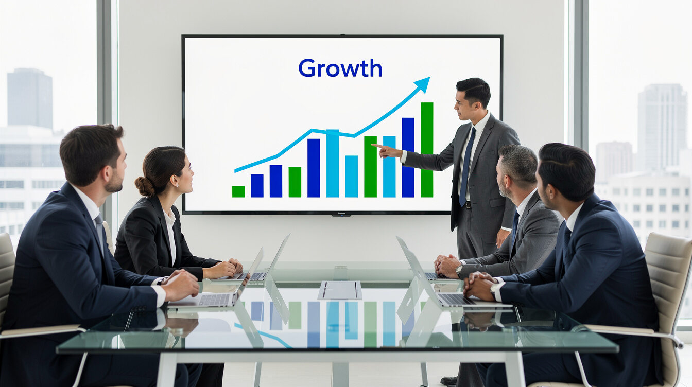 corporate growth chart