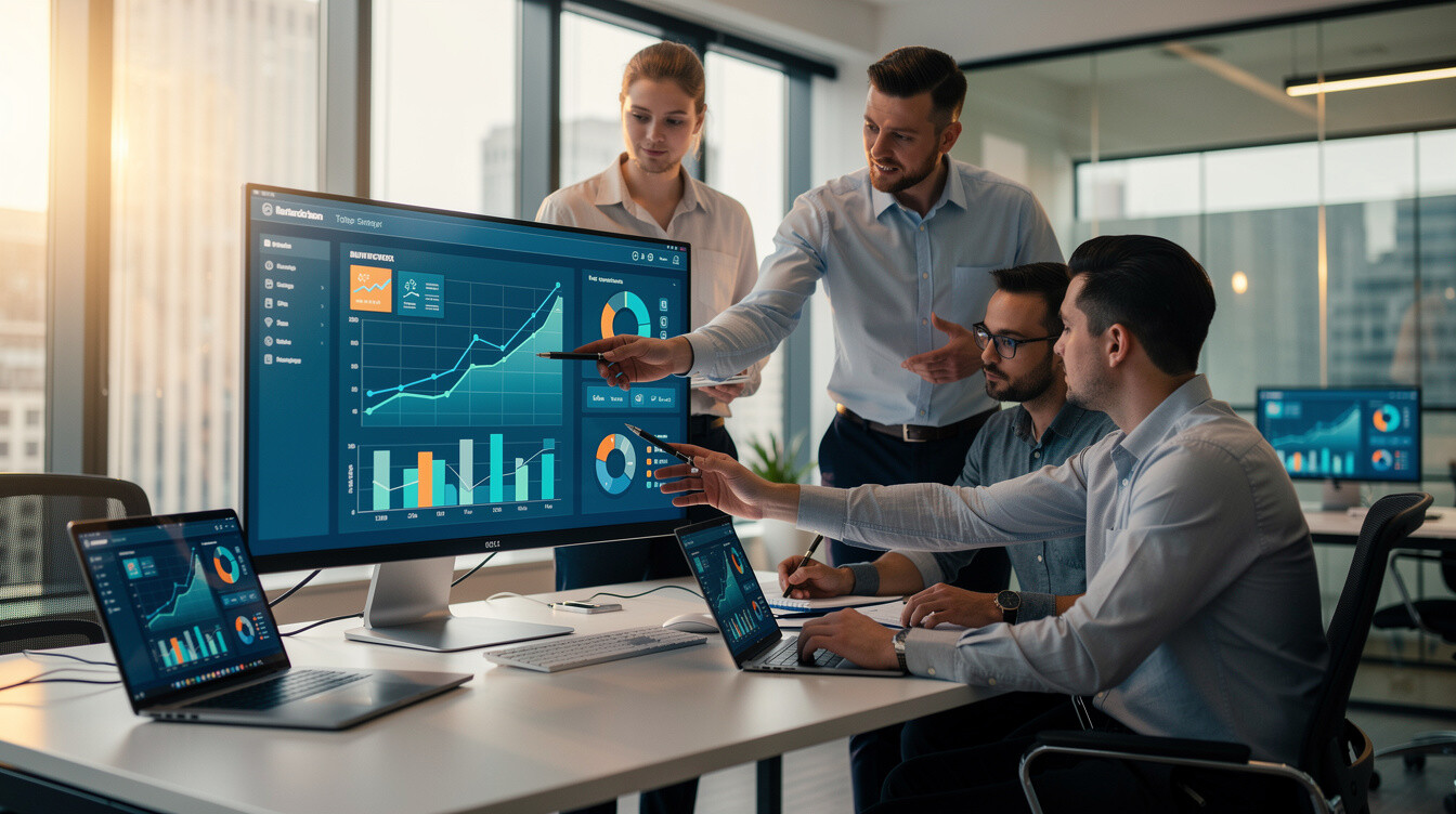 data analytics screen